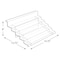 Azar Displays Flip Five-Tier Counter Step Display: 14.75"W x 13.75"D x 8"H 326037 - alternate 3
